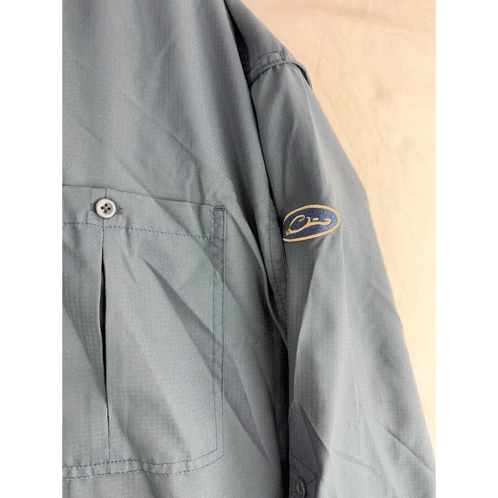 Drake Shirt Mens XL Long Sleeve SolShield Vented Fishing‎ Outdoor Performance